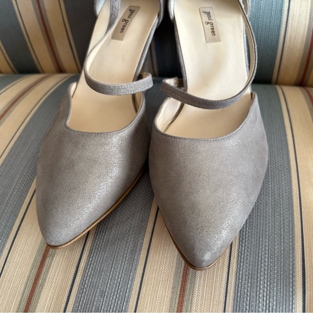 Paul Green Taupe Heels - Picture 4 of 8